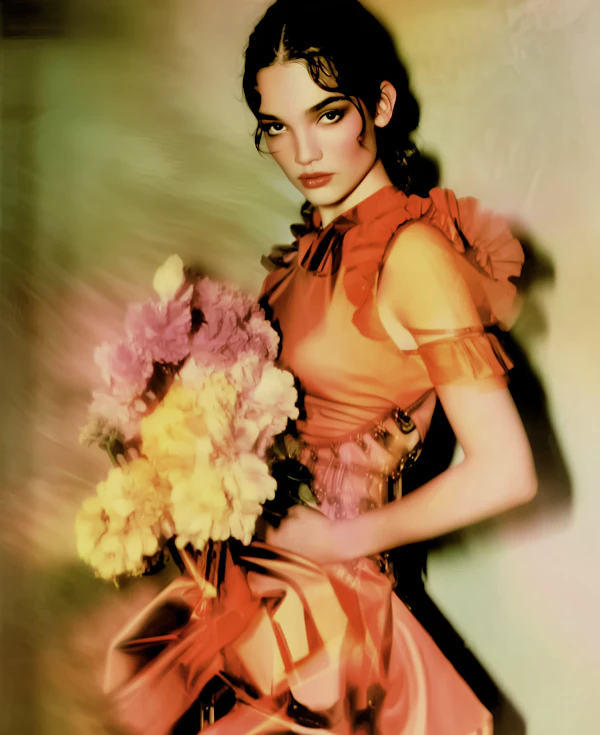 Woman with Bouquet