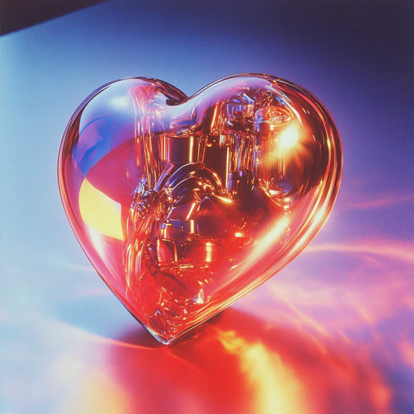 Glowing Heart Art