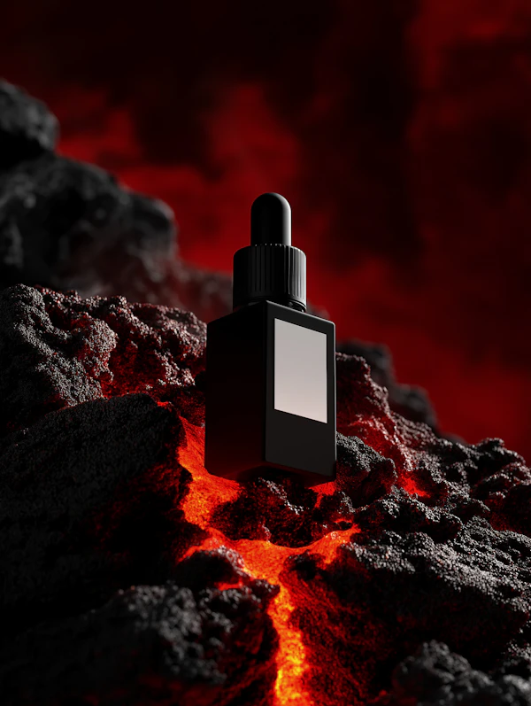Black Dropper Bottle