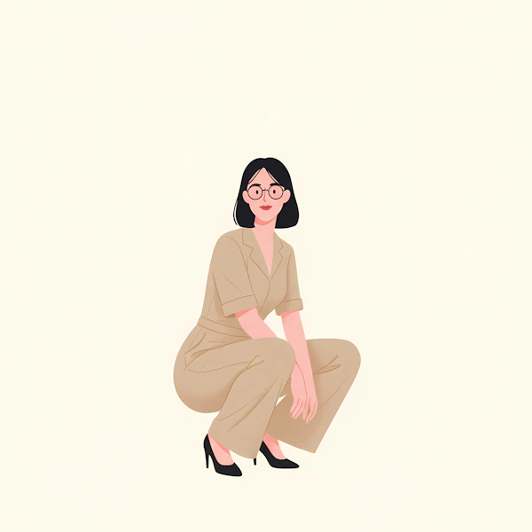 Stylized Woman Portrait