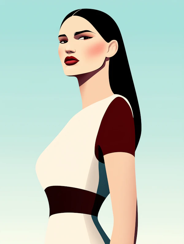 Stylized Woman Illustration