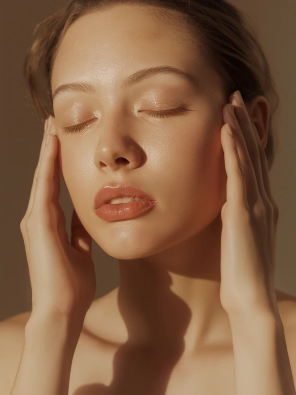 Serene Portrait Close-Up