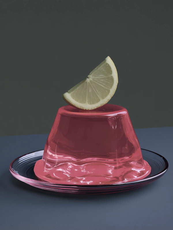 Red Gelatin Dessert