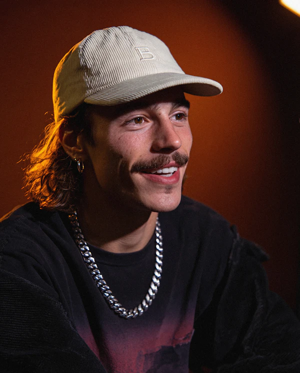 Smiling Man in Cap