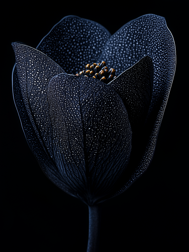 Dramatic Flower Close-Up