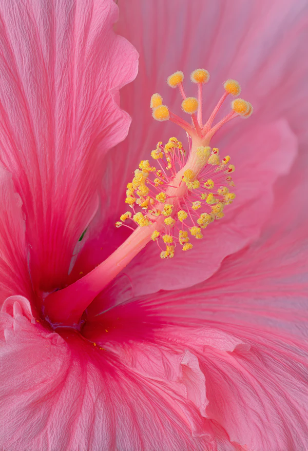 Vibrant Pink Hibiscus