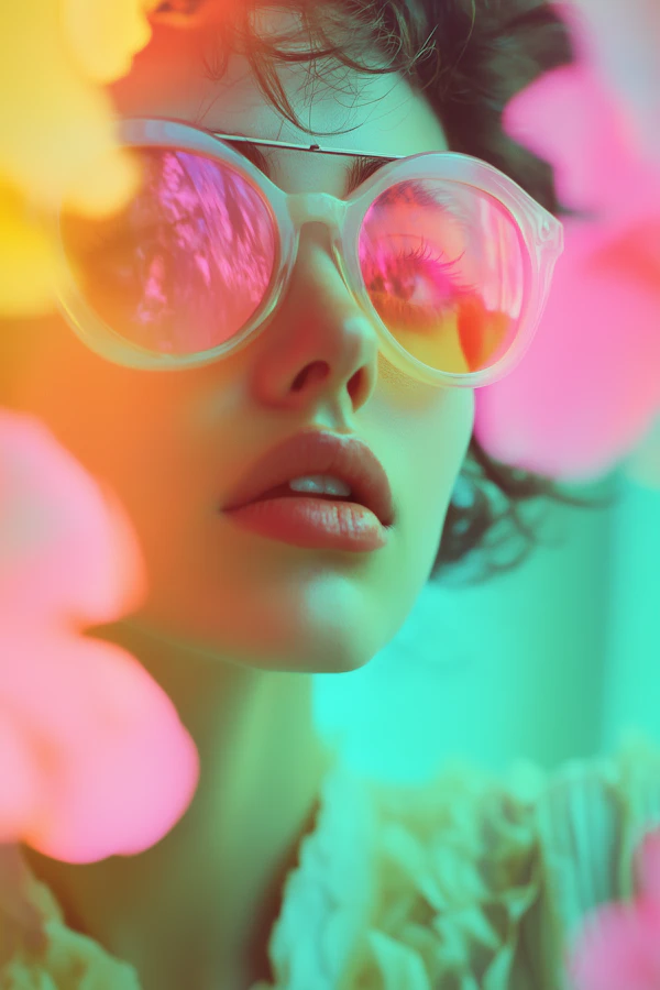 Reflective Sunglasses Portrait