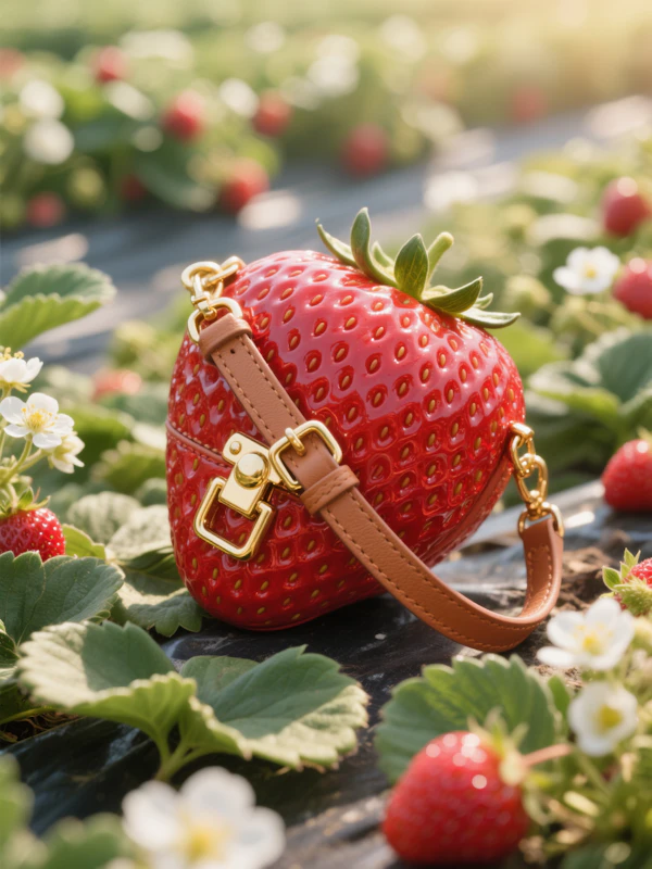 Strawberry Handbag Display