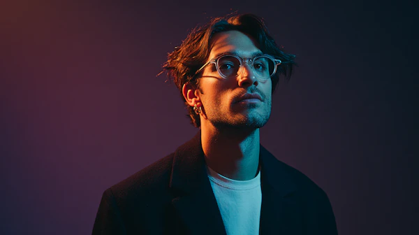 Studio Portrait of Man