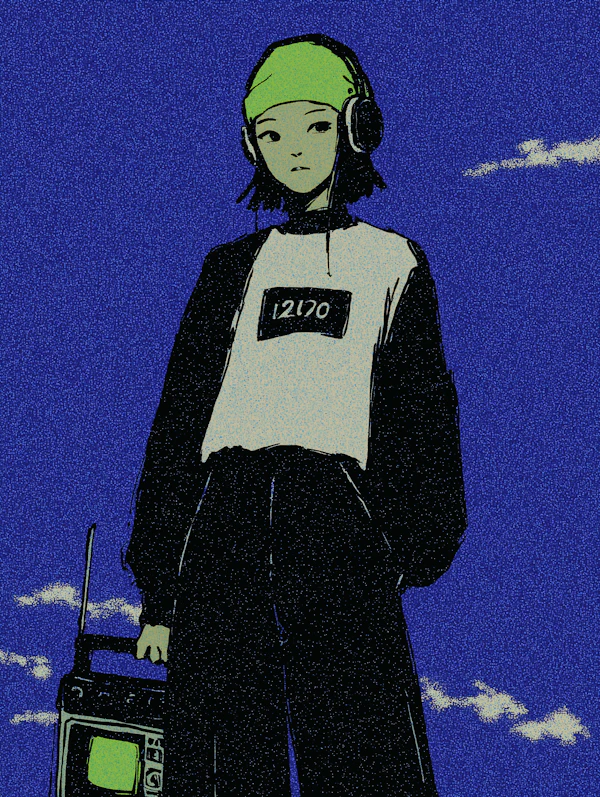 Retro Styled Portrait