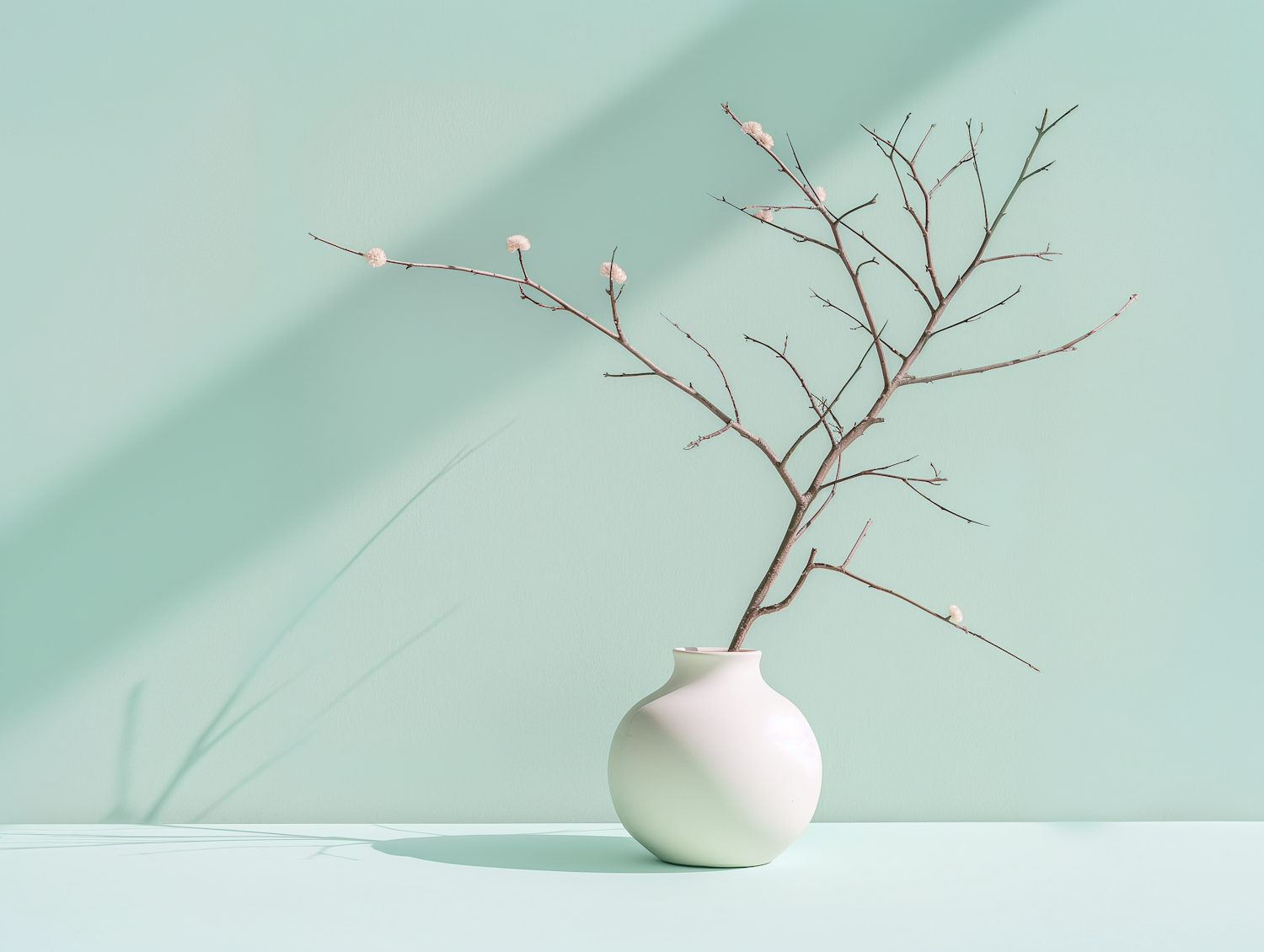 Serene Minimalist Vase Arrangement