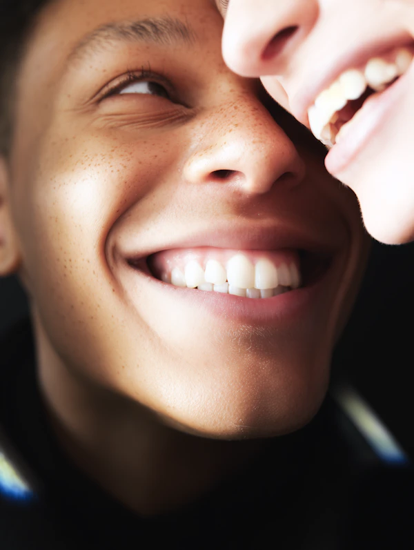 Close-Up of Smiling Faces