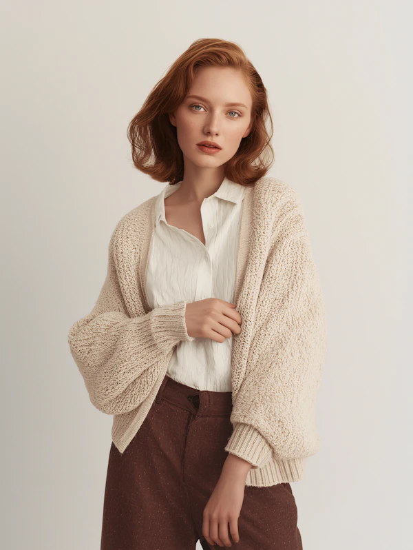 Woman in Neutral Tones
