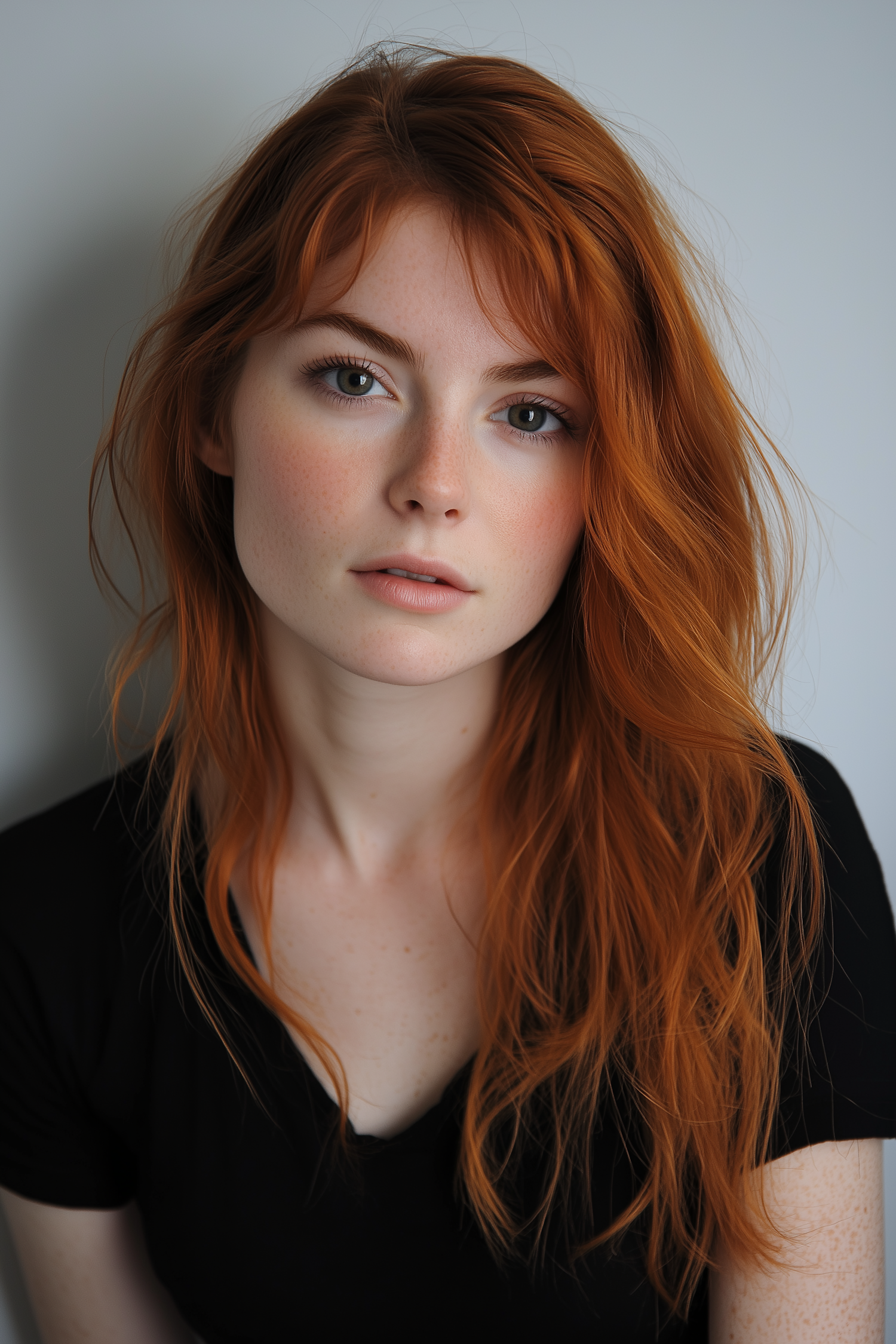 Portrait of a Young Woman with Red Hair