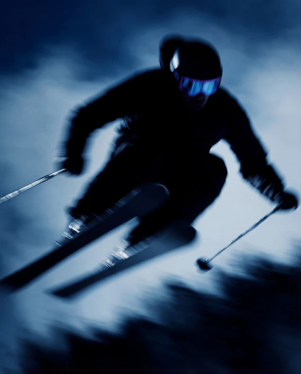 Skier in Mid-Air