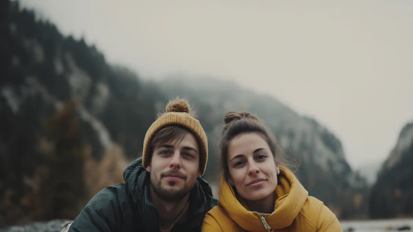 Shared Contentment in a Winter Hike