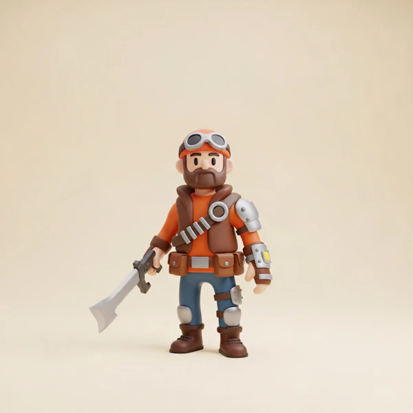 3D Adventurer Model