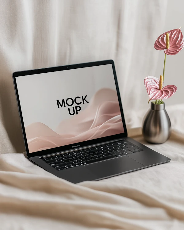 Laptop Mock-Up Scene