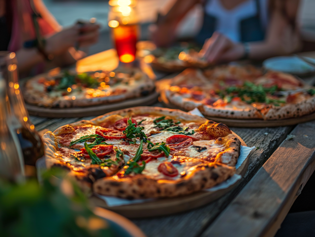 Rustic Wood-Fired Pizza Feast