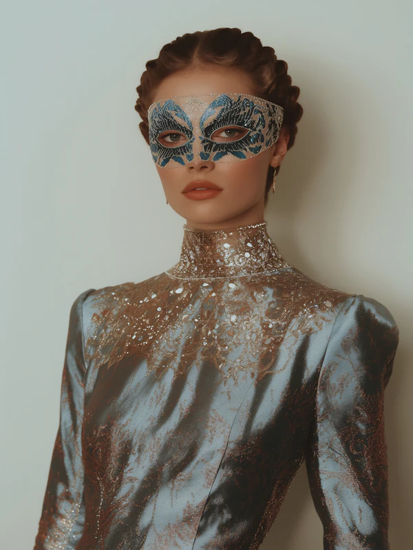 Elegant Masked Woman