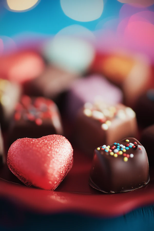 Assorted Chocolates with Heart