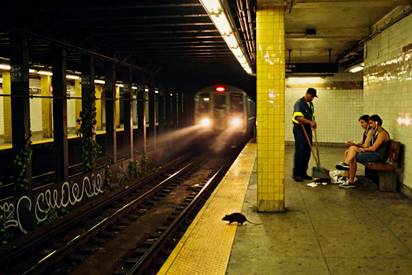 Subway Platform Scene