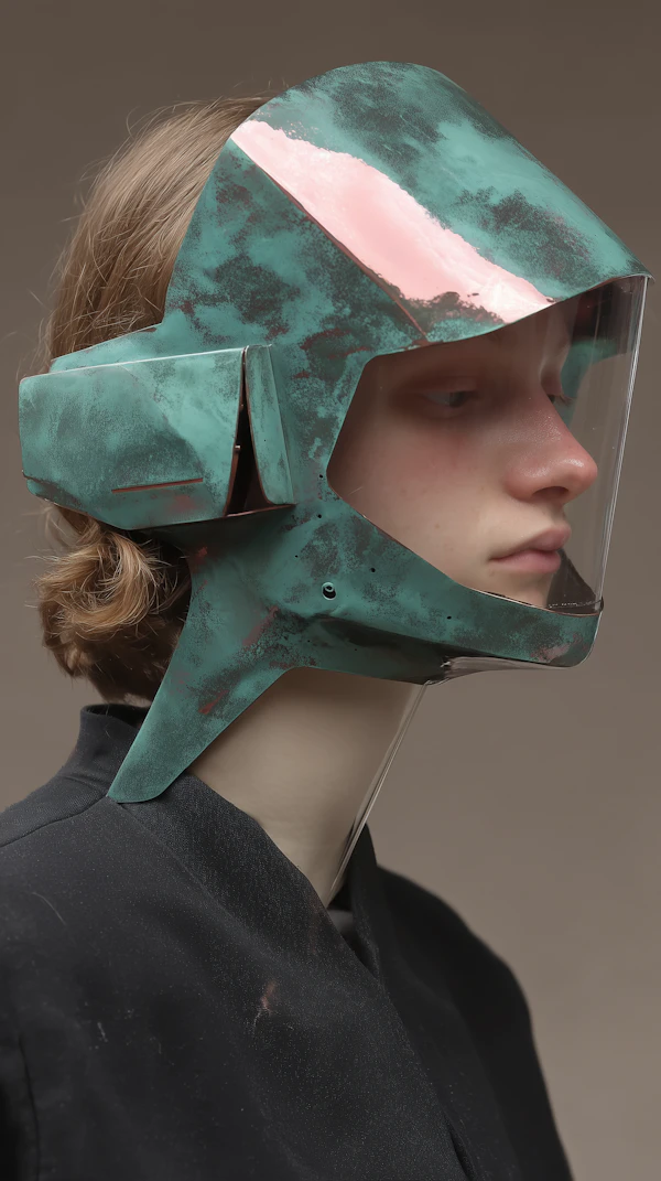 Futuristic Helmet Design