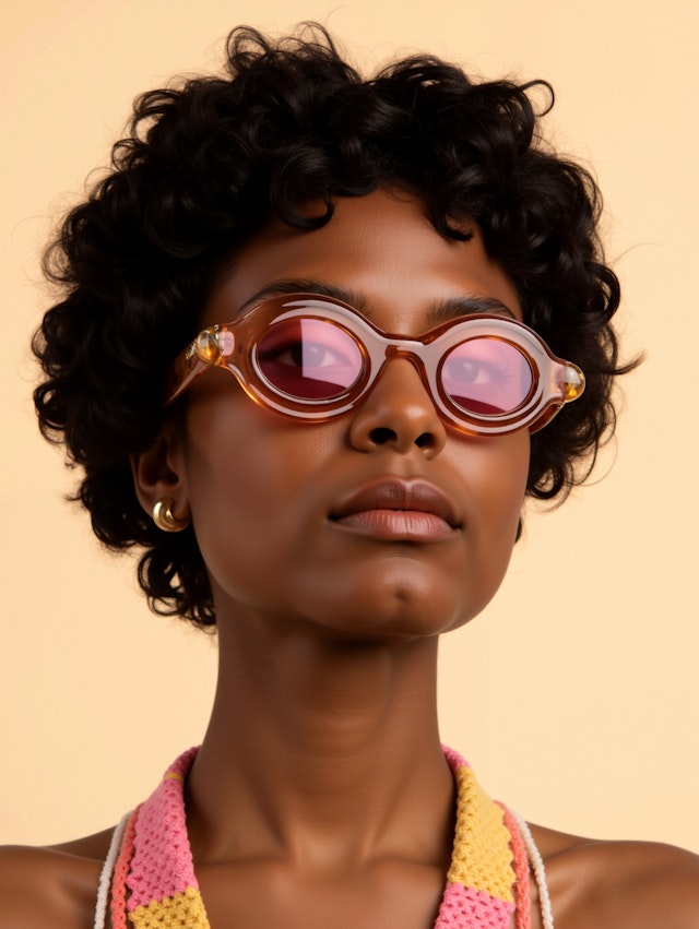 Retro Sunglasses Portrait