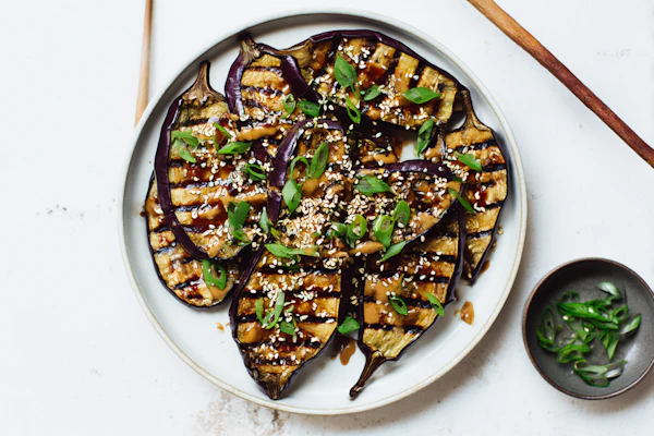 Grilled Eggplant Dish