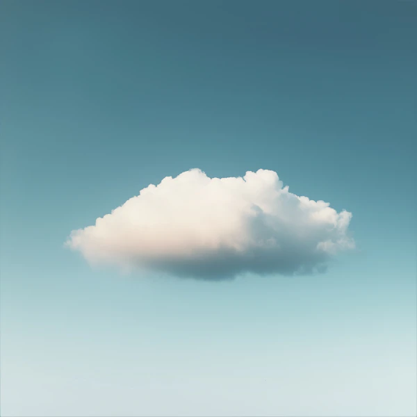 Serene White Cloud