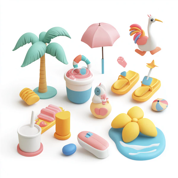 Whimsical Summer Scene