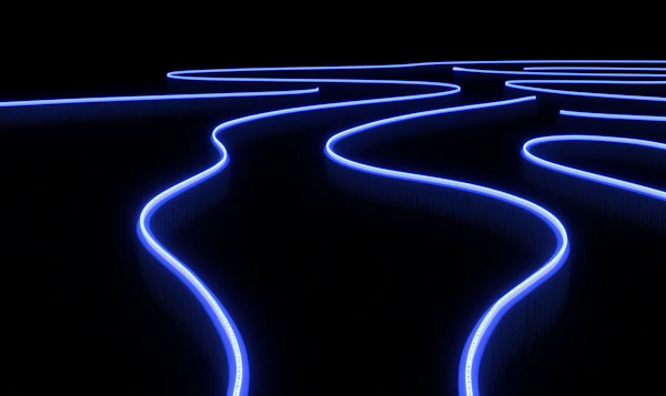 Glowing Neon Lines