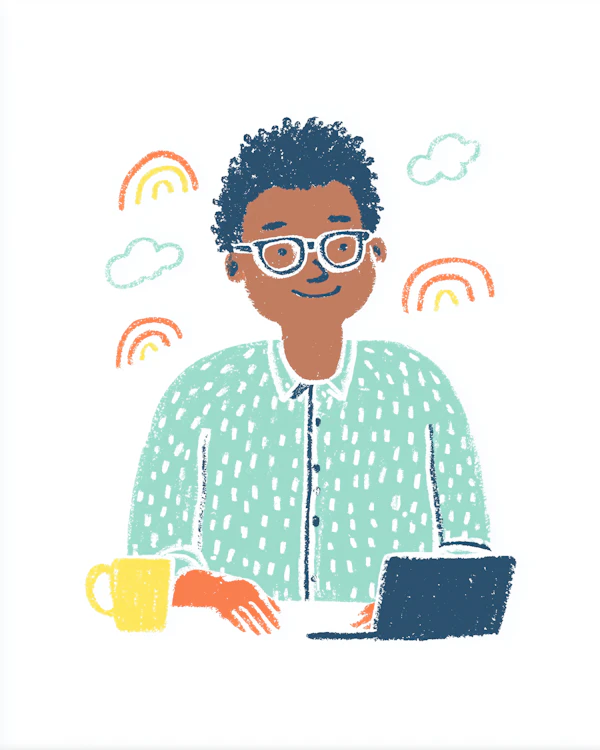 Creative Workspace Scene