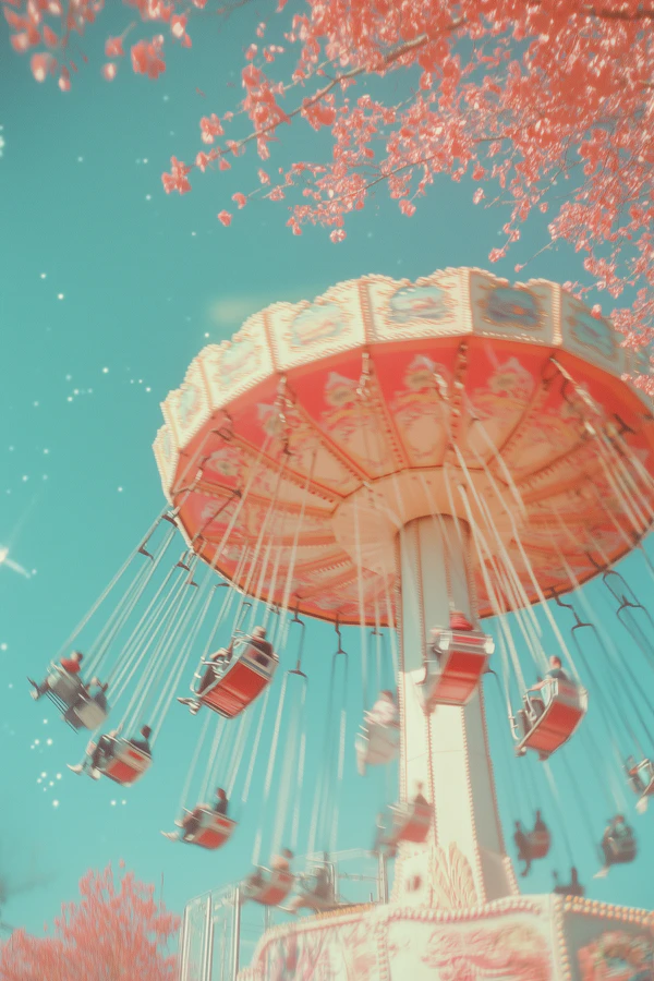 Amusement Park Swing Ride