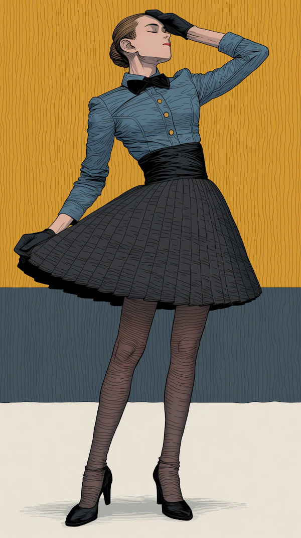 Elegant Woman Illustration