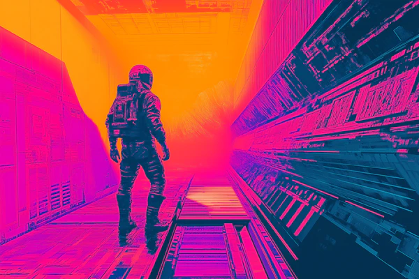 Astronaut in Space Suit
