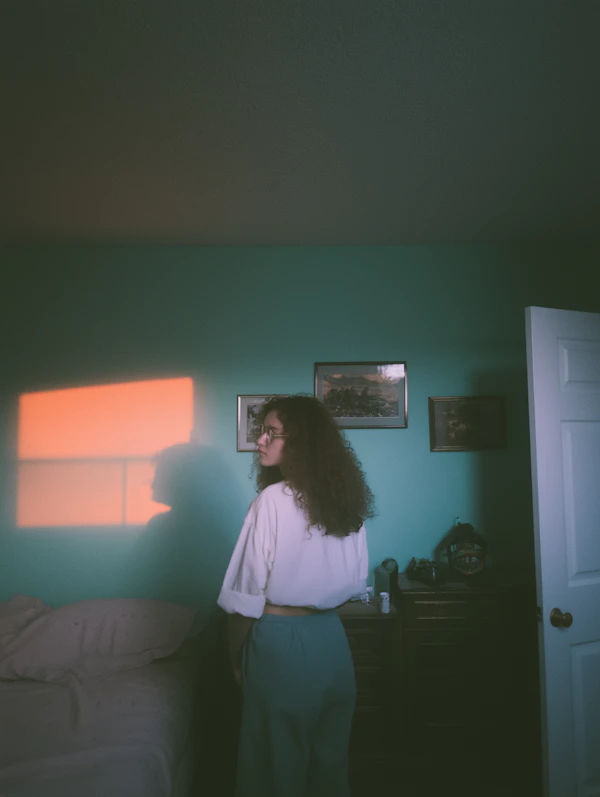 Moody Room Portrait