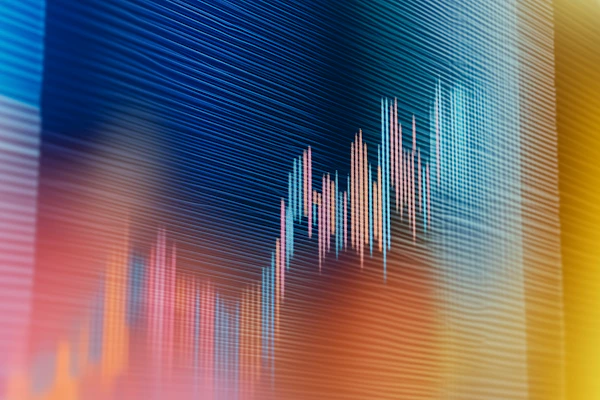 Abstract Financial Chart