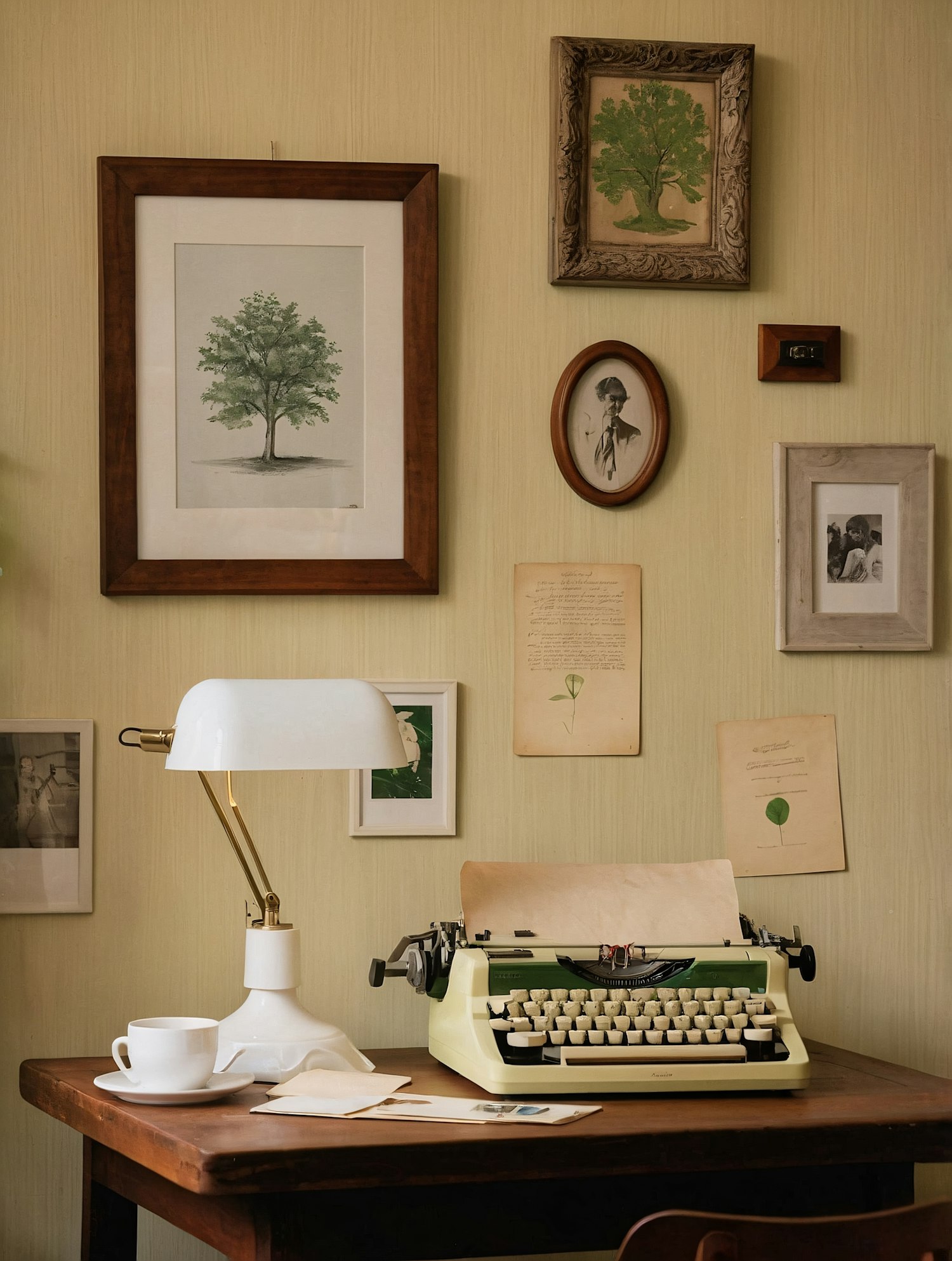 Vintage-Inspired Workspace