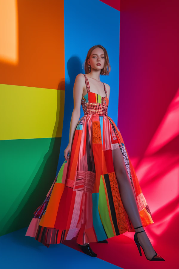 Colorful Fashion Portrait