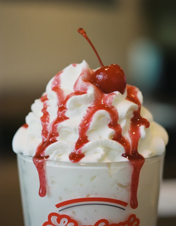 Cherry Topped Dessert