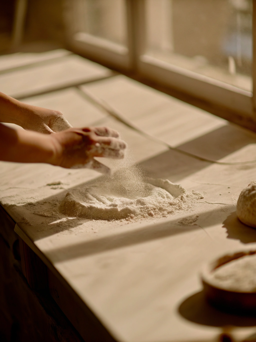 Rustic Baking Scene Photo on Lummi