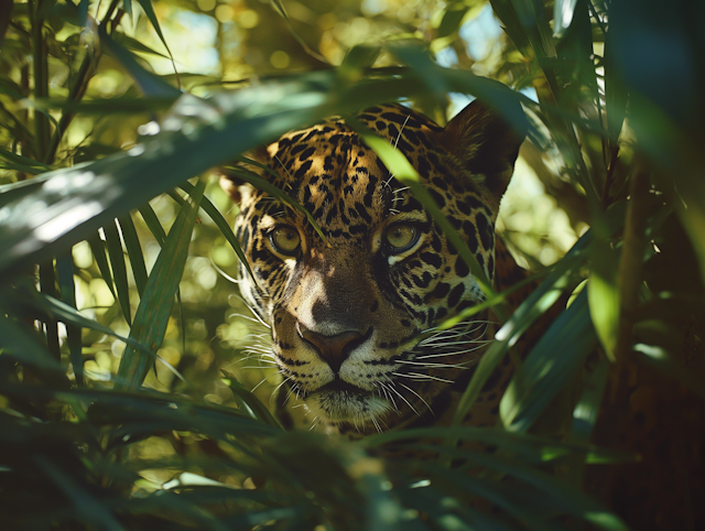 Jaguar in the Foliage