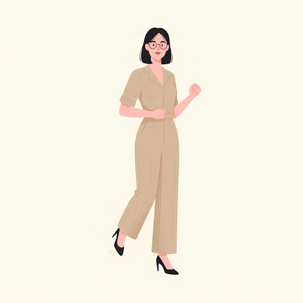 Stylized Woman Illustration