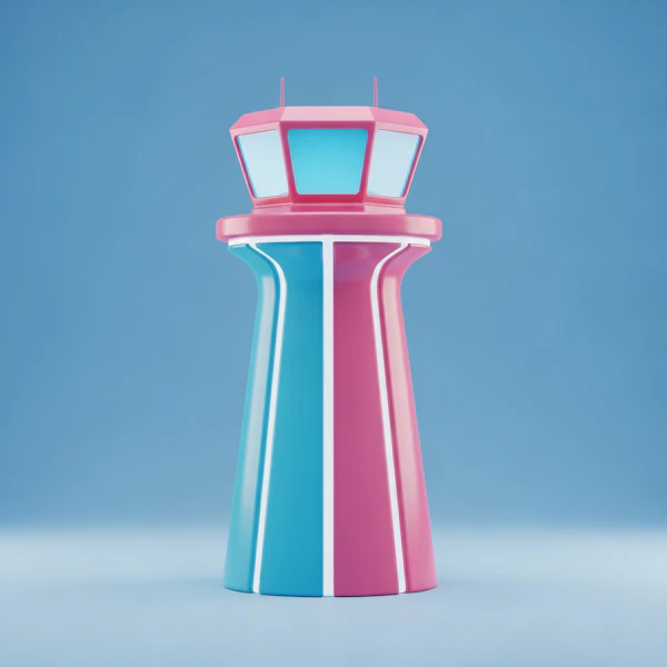 Futuristic Control Tower