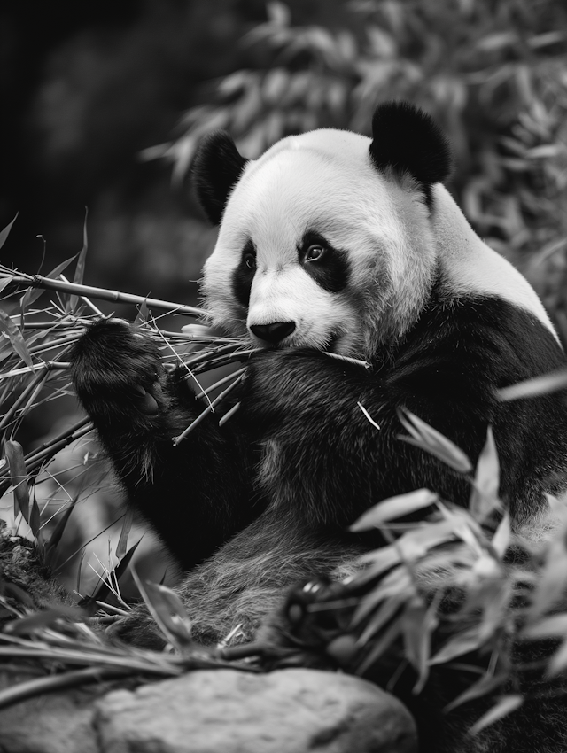 Serene Giant Panda in Repose