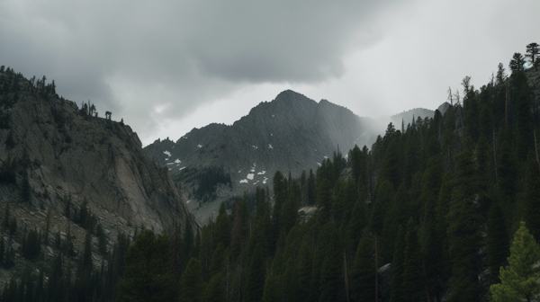 Subdued Mountain Serenity