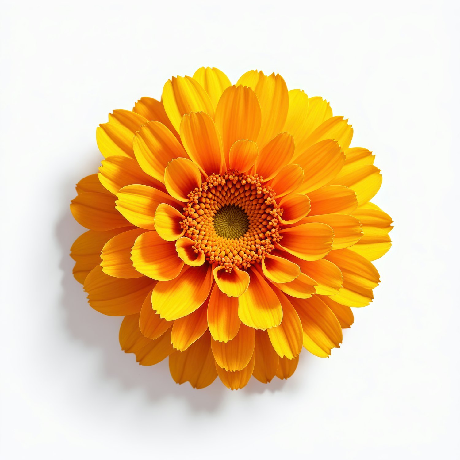 Vibrant Orange Flower Close-Up