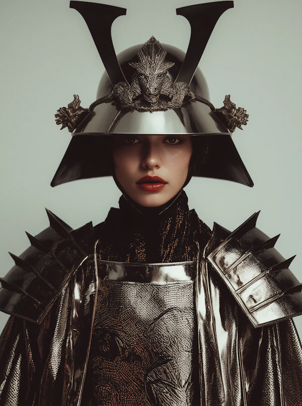 Samurai-Inspired Portrait