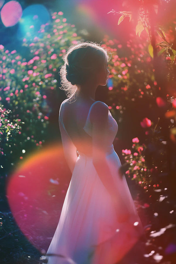 Woman in Garden